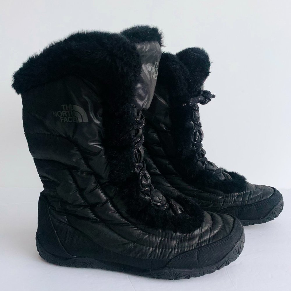 North Face Black Winter Boots, Size 9